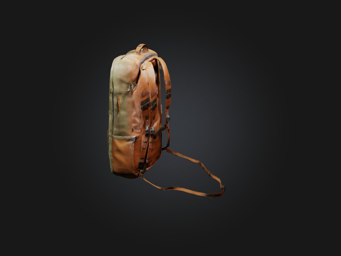 3D model Realistic Backpack Model VR / AR / low-poly
