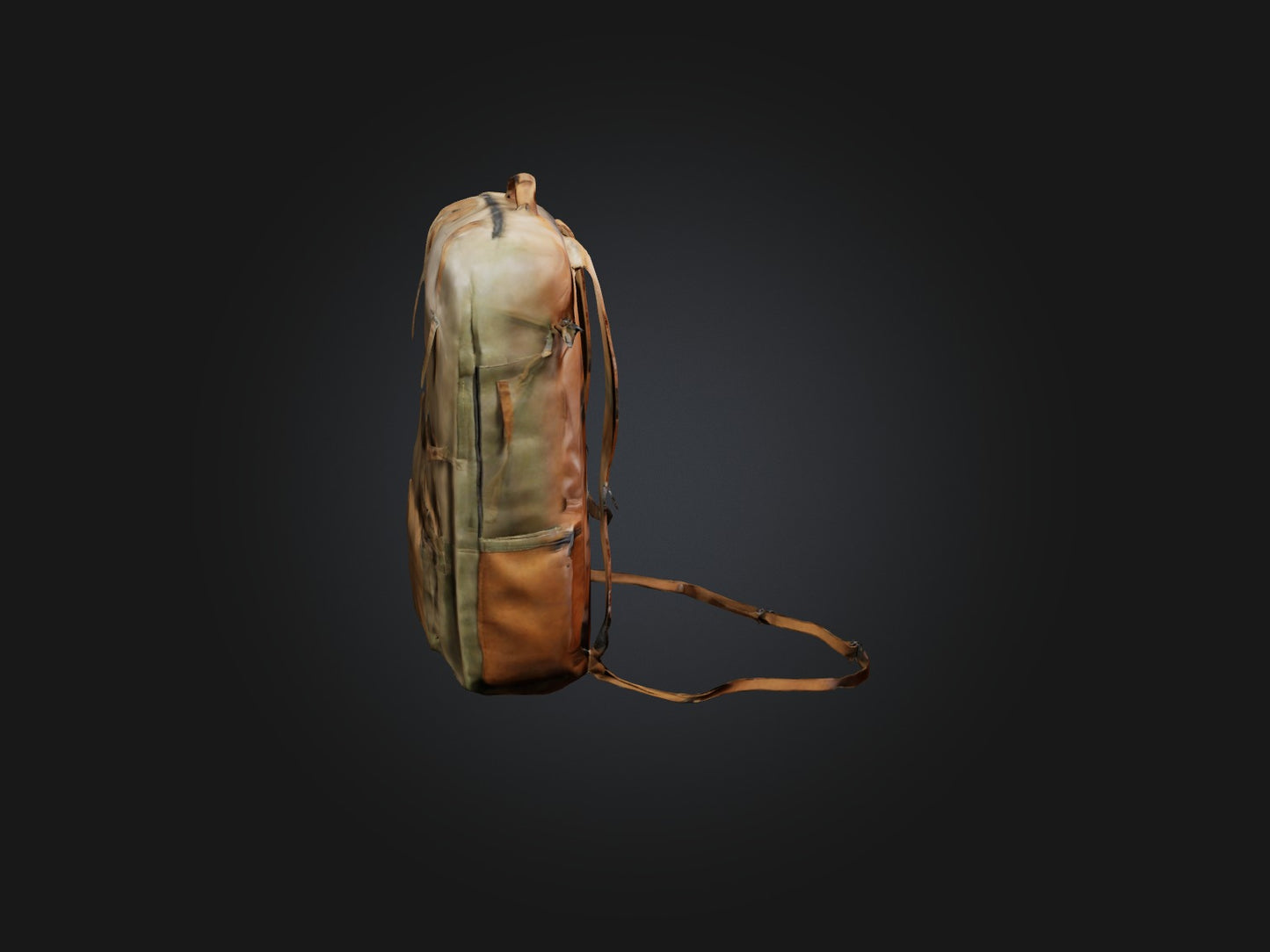 3D model Realistic Backpack Model VR / AR / low-poly