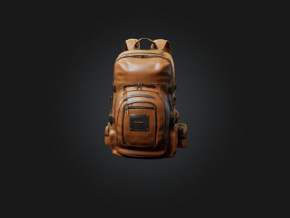 3D model Realistic Backpack Model VR / AR / low-poly