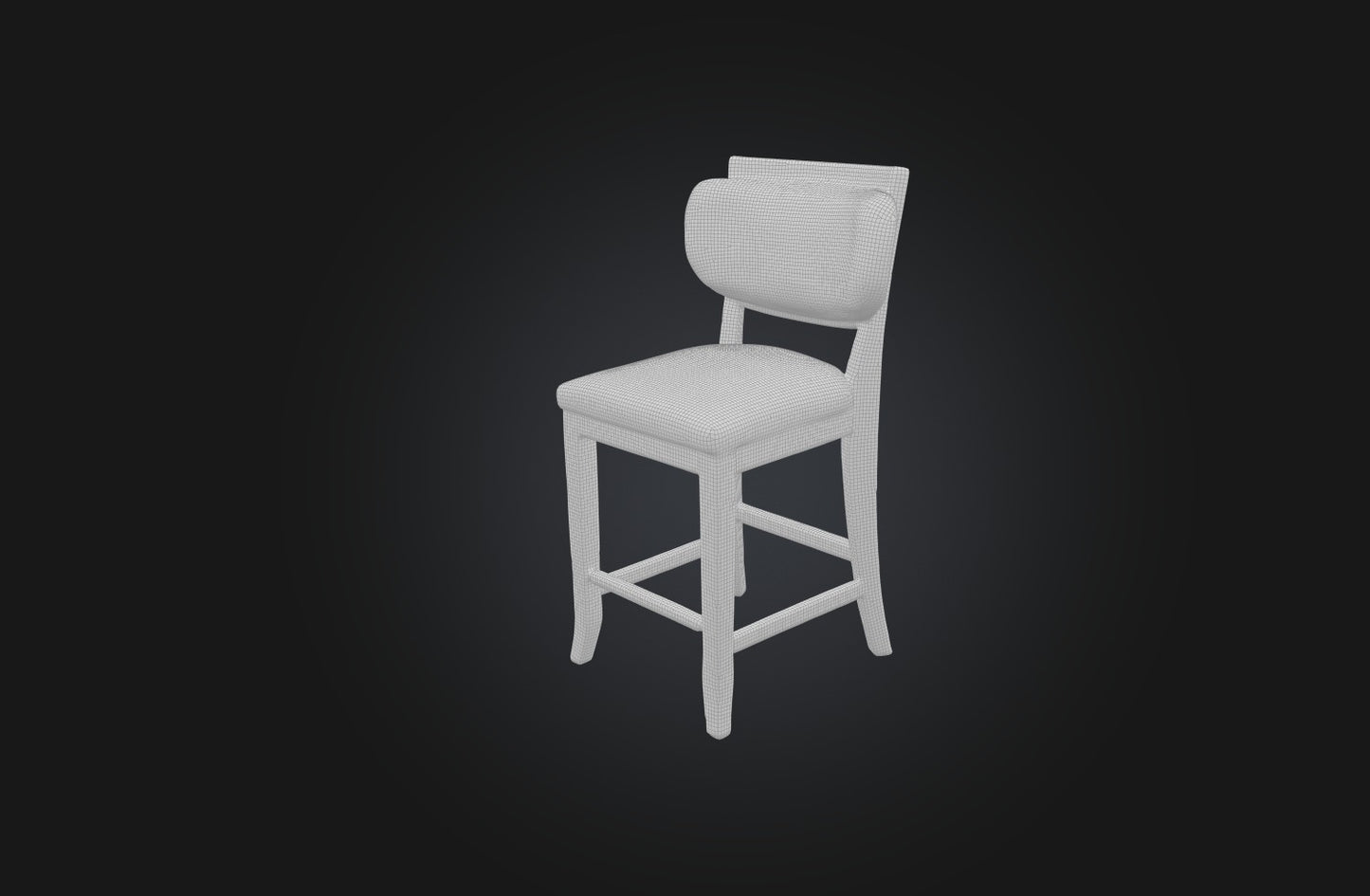 3D model Realistic Bar Stool VR / AR / low-poly