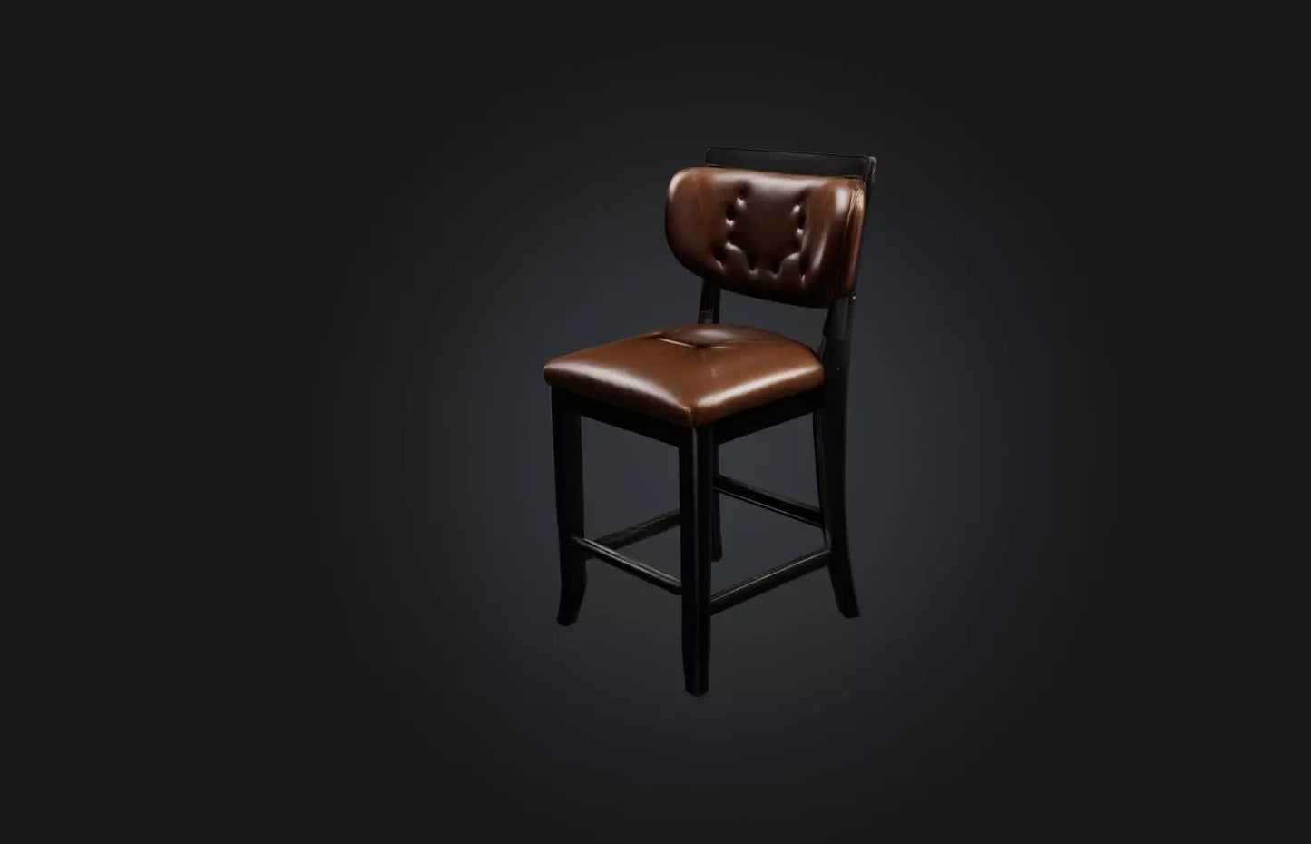 3D model Realistic Bar Stool VR / AR / low-poly