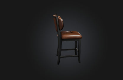 3D model Realistic Bar Stool VR / AR / low-poly