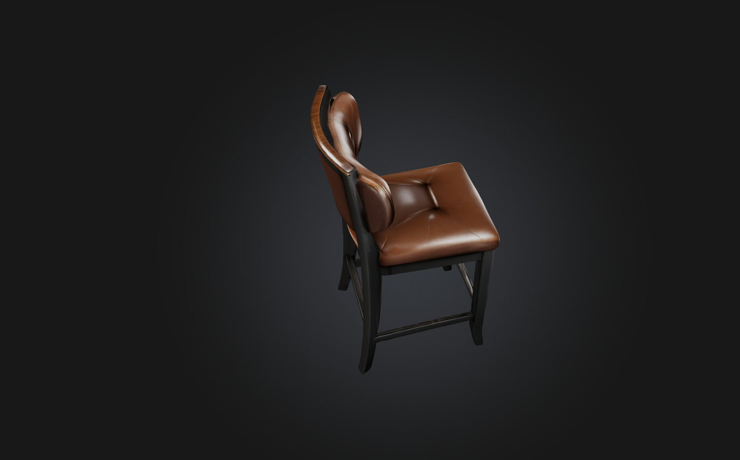 3D model Realistic Bar Stool VR / AR / low-poly