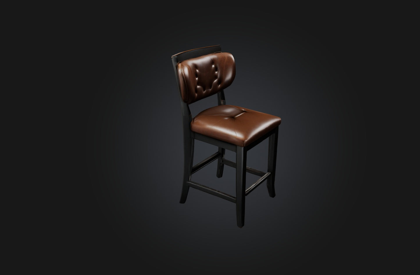 3D model Realistic Bar Stool VR / AR / low-poly