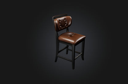 3D model Realistic Bar Stool VR / AR / low-poly