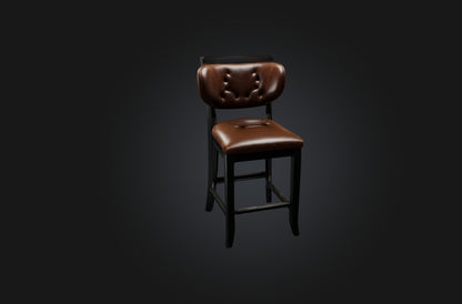 3D model Realistic Bar Stool VR / AR / low-poly