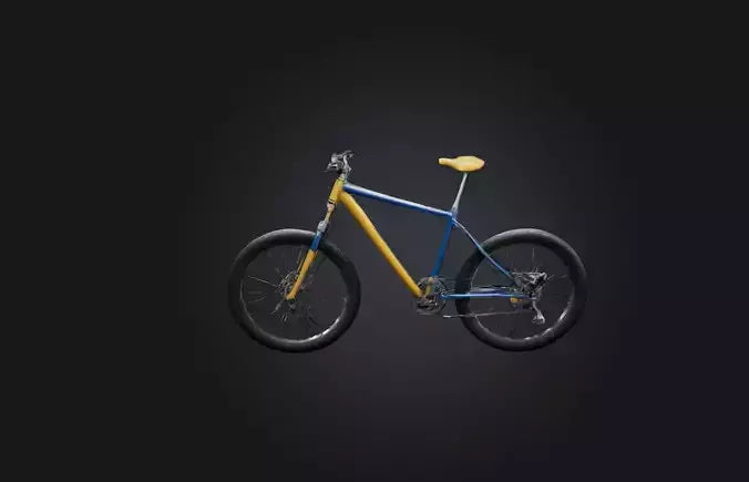3D model Realistic Bicycle VR / AR / low-poly