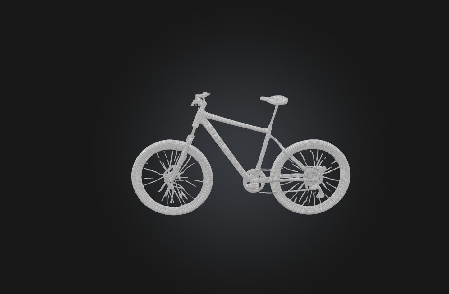 3D model Realistic Bicycle VR / AR / low-poly