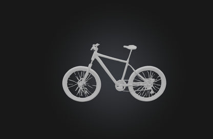 3D model Realistic Bicycle VR / AR / low-poly
