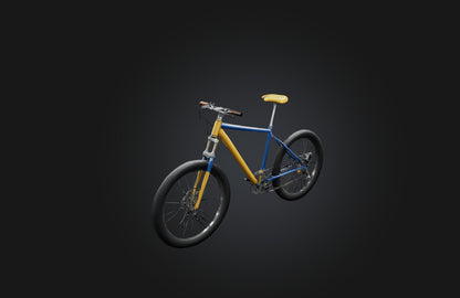 3D model Realistic Bicycle VR / AR / low-poly