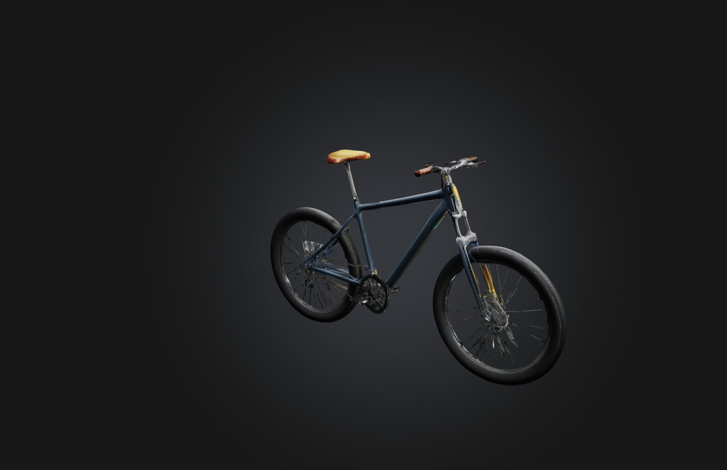 3D model Realistic Bicycle VR / AR / low-poly