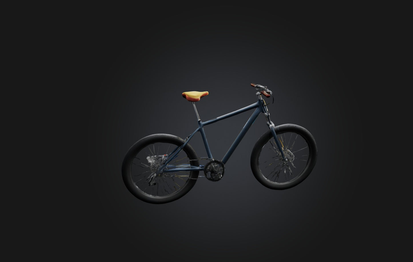 3D model Realistic Bicycle VR / AR / low-poly