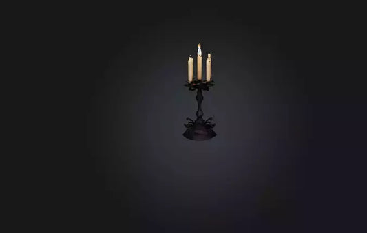 3D model Realistic Candle Holder VR / AR / low-poly