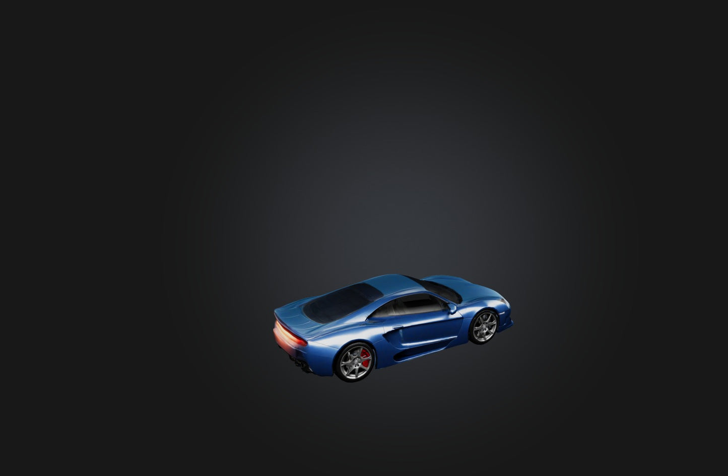 3D model Realistic Car VR / AR / low-poly