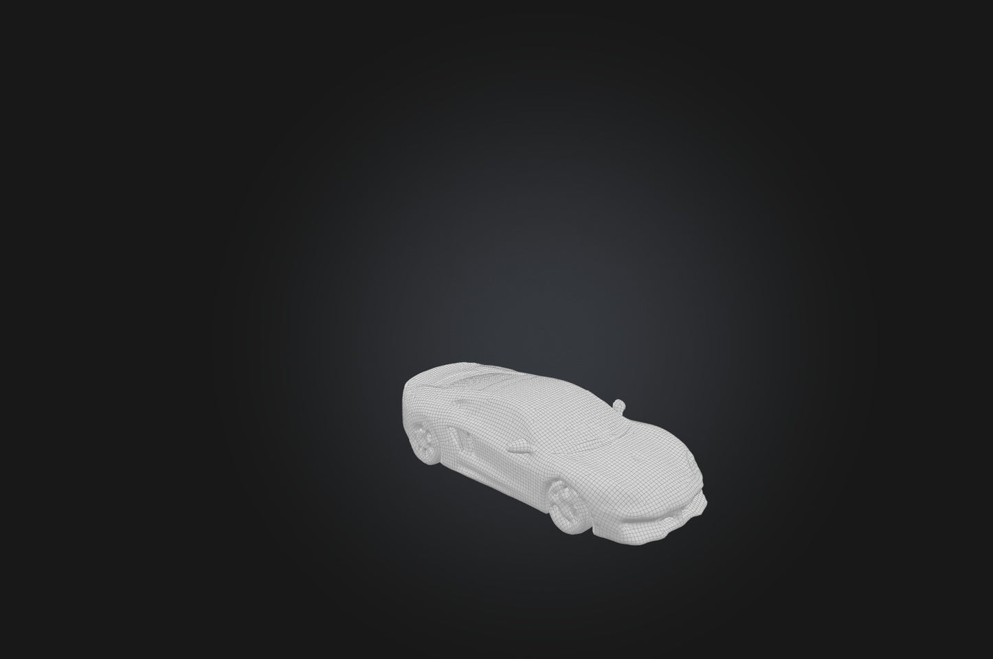 3D model Realistic Car VR / AR / low-poly