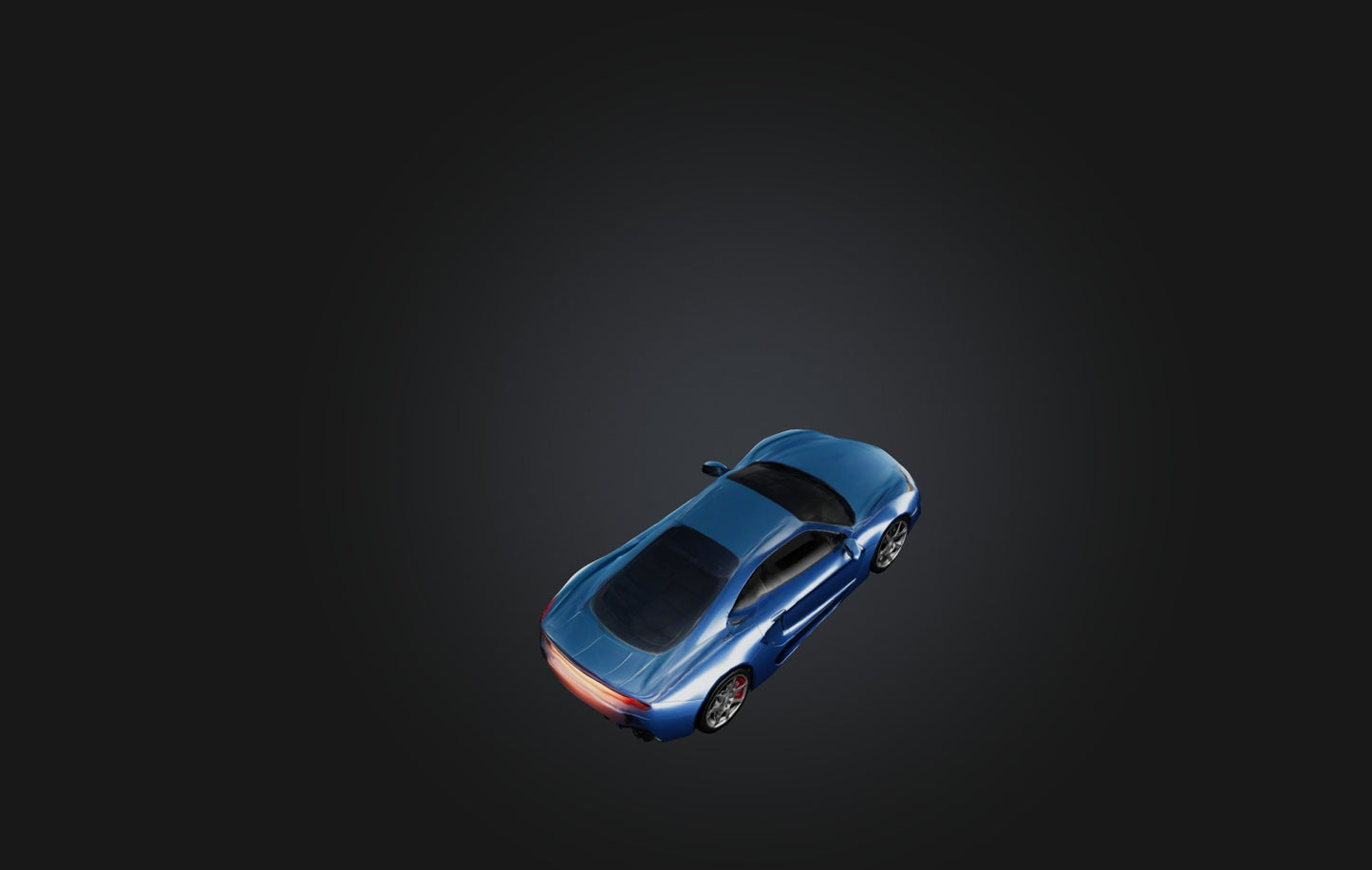 3D model Realistic Car VR / AR / low-poly