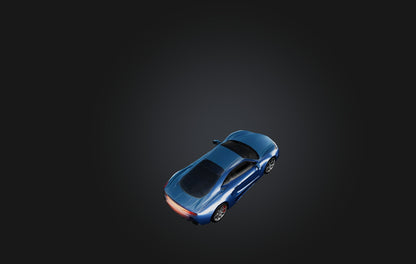 3D model Realistic Car VR / AR / low-poly