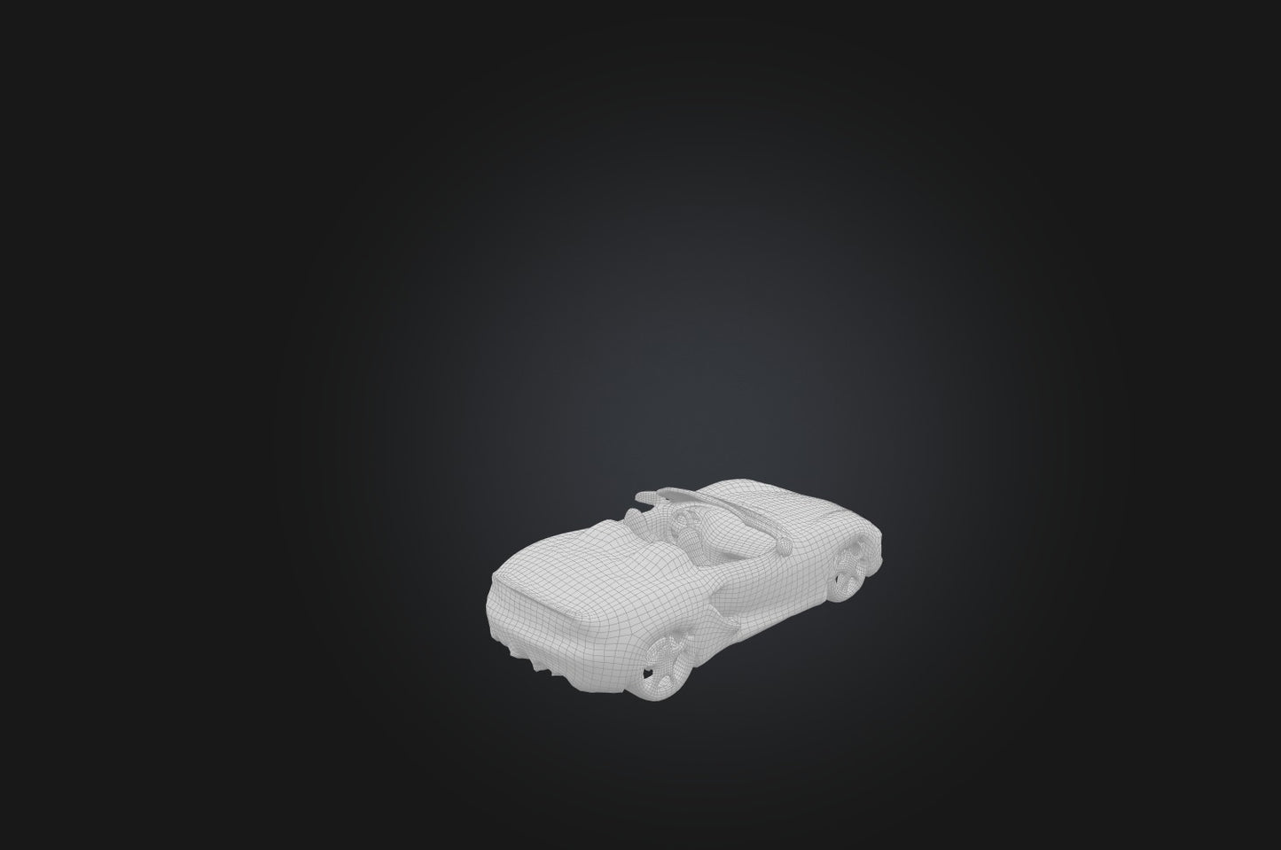 3D model Realistic Car Toy VR / AR / low-poly