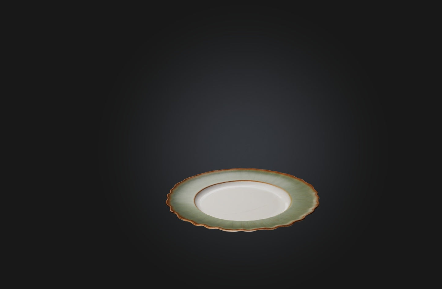 3D model Realistic Ceramic Dinner Plate VR / AR / low-poly