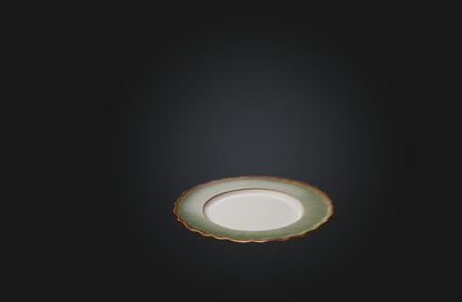 3D model Realistic Ceramic Dinner Plate VR / AR / low-poly