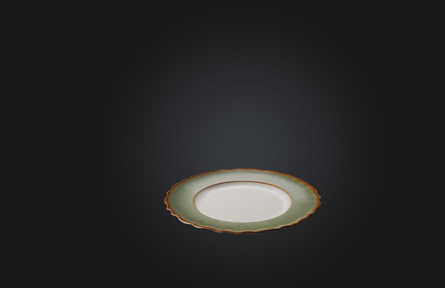 3D model Realistic Ceramic Dinner Plate VR / AR / low-poly