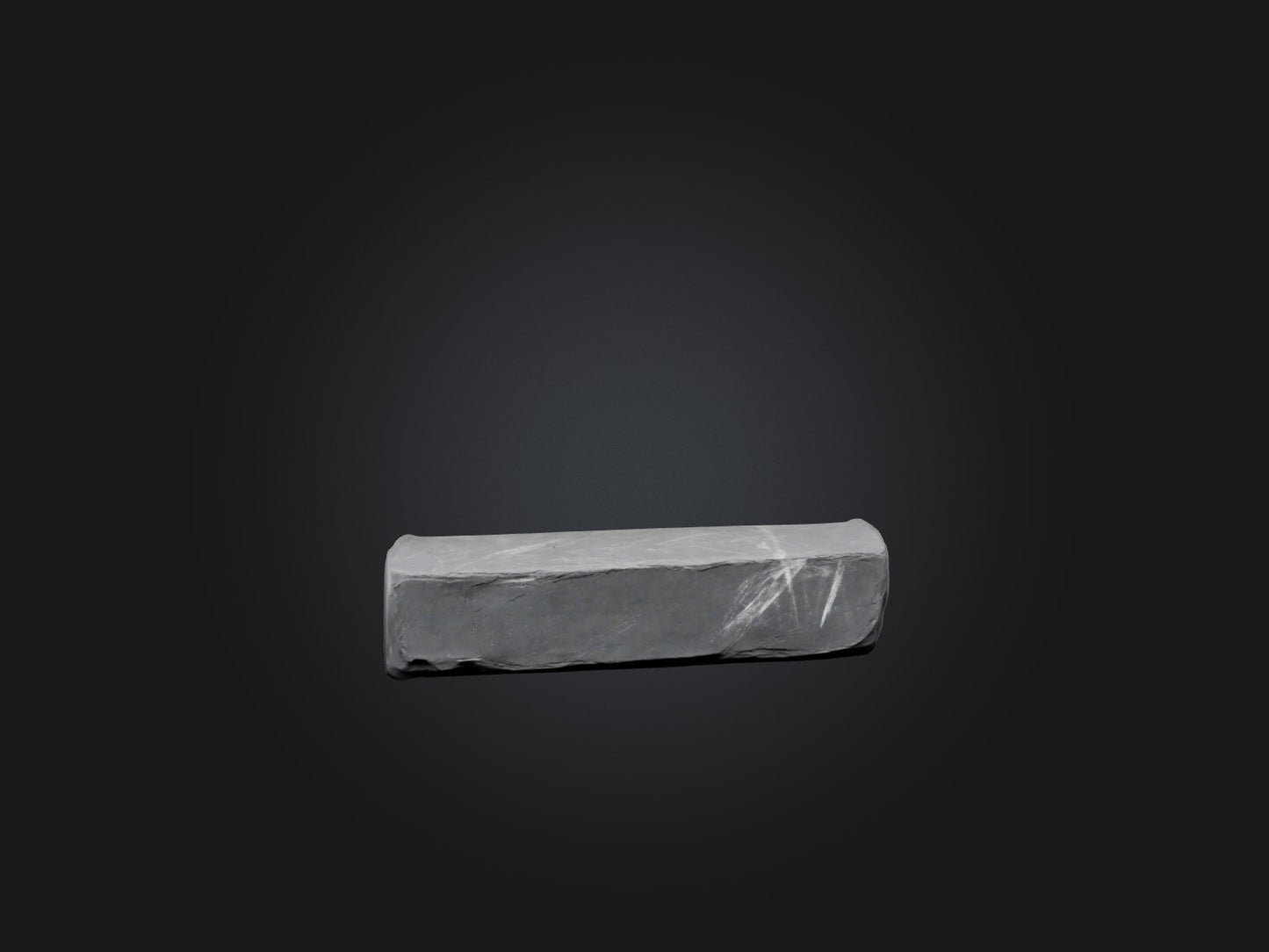 3D model Realistic Chalk Model VR / AR / low-poly