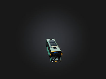 3D model Realistic City Bus Model VR / AR / low-poly