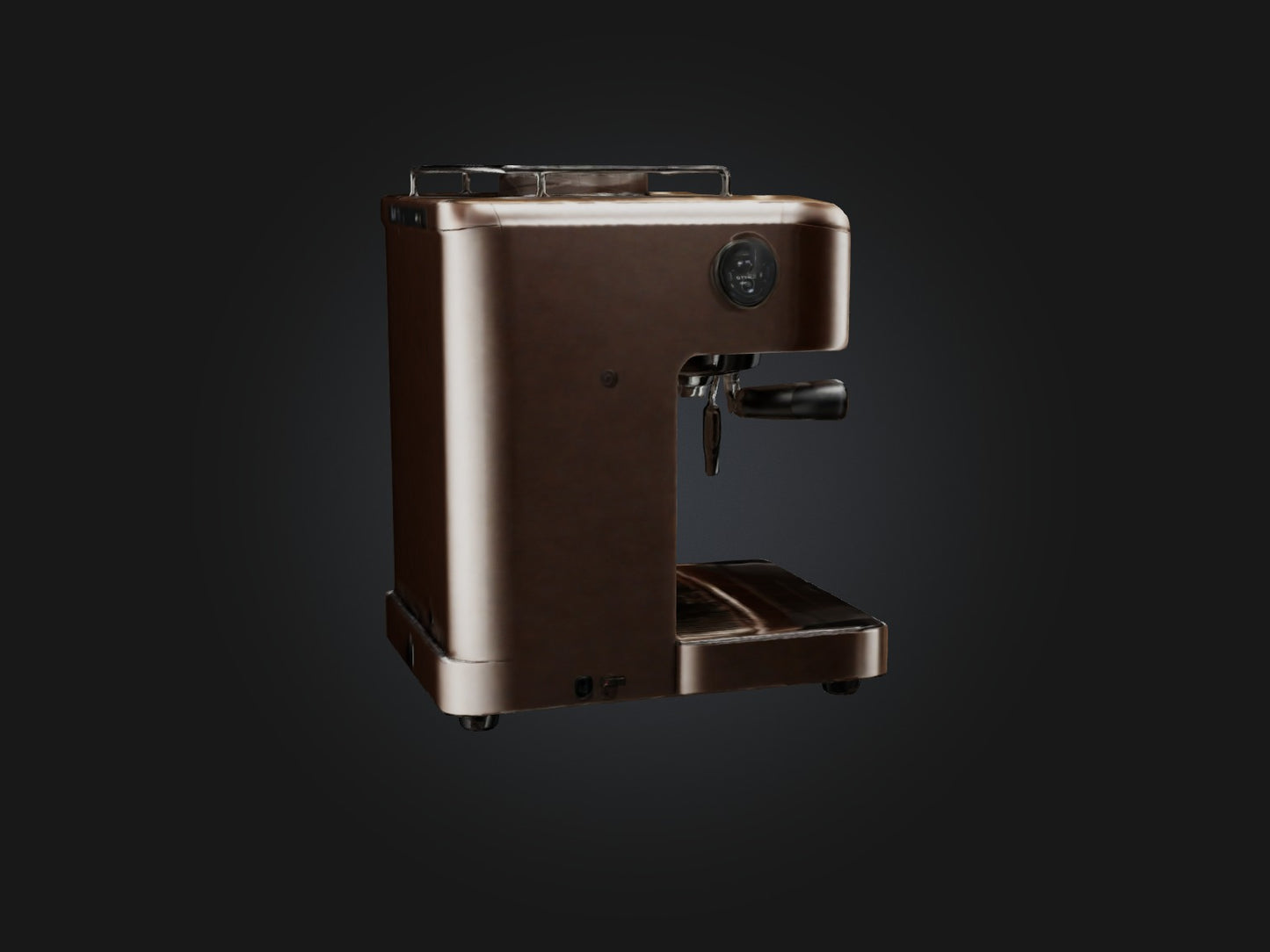 3D model Realistic Coffee Machine Model VR / AR / low-poly