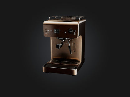3D model Realistic Coffee Machine Model VR / AR / low-poly