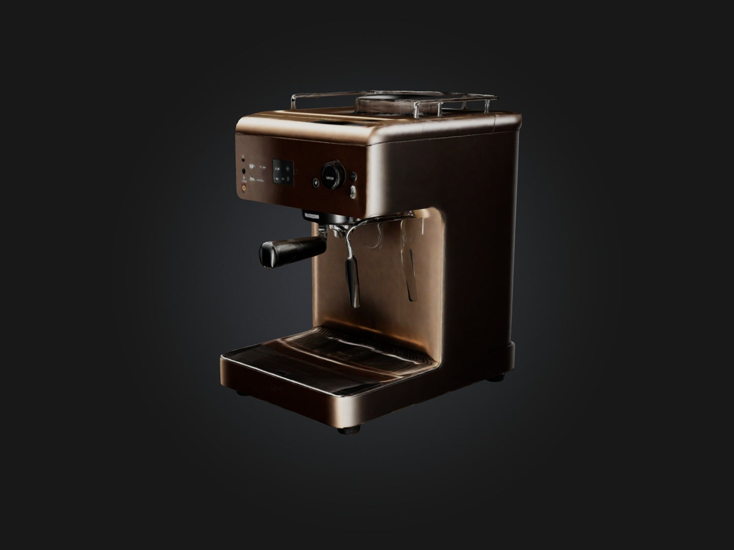3D model Realistic Coffee Machine Model VR / AR / low-poly