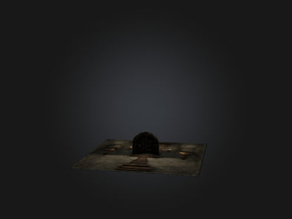 3D model Realistic Dungeon Model VR / AR / low-poly