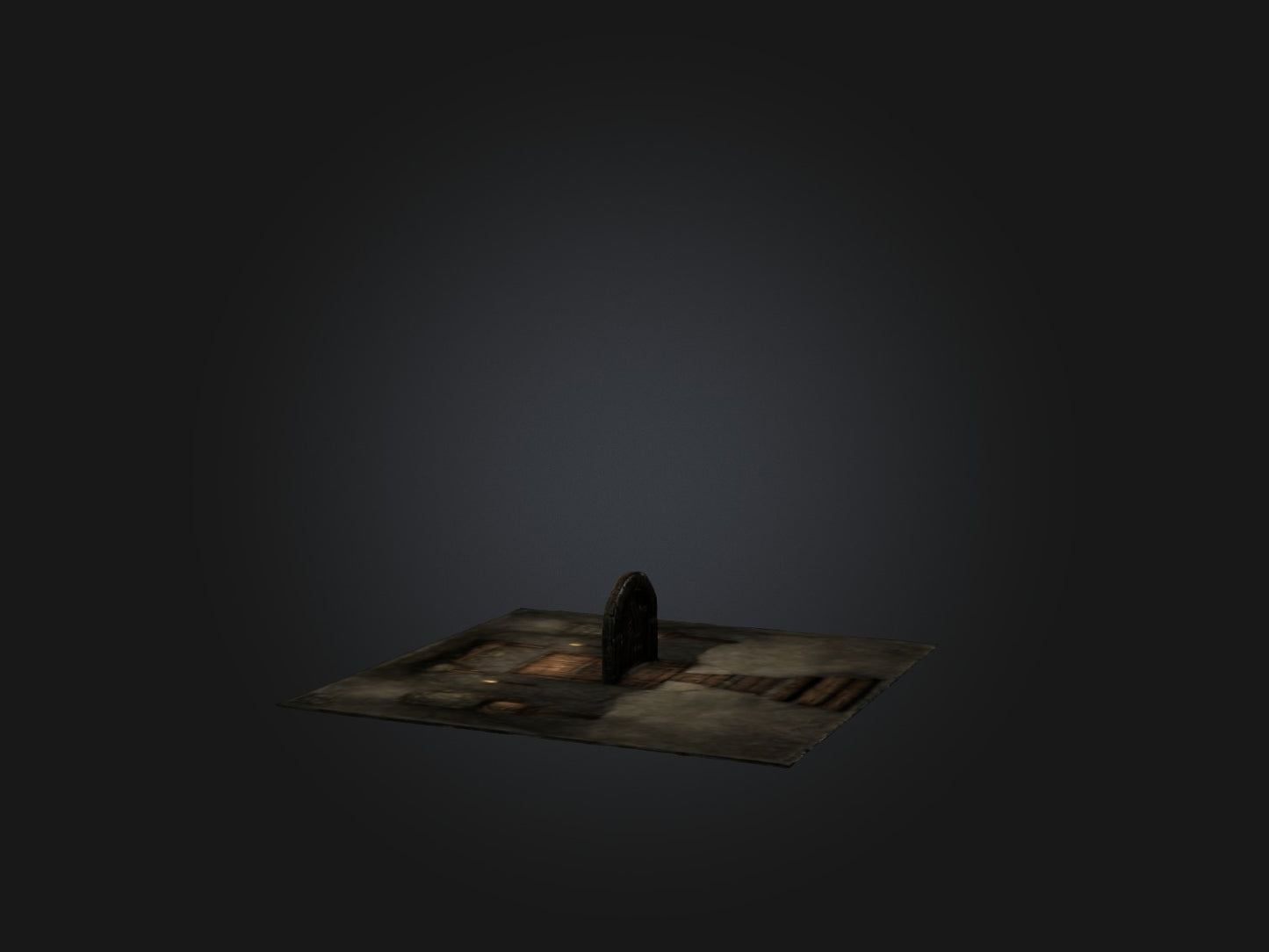 3D model Realistic Dungeon Model VR / AR / low-poly