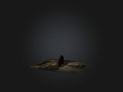 3D model Realistic Dungeon Model VR / AR / low-poly