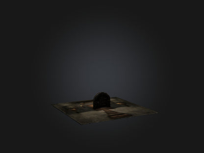 3D model Realistic Dungeon Model VR / AR / low-poly