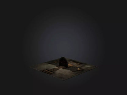 3D model Realistic Dungeon Model VR / AR / low-poly