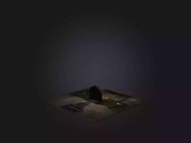 3D model Realistic Dungeon Model VR / AR / low-poly