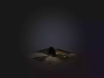 3D model Realistic Dungeon Model VR / AR / low-poly