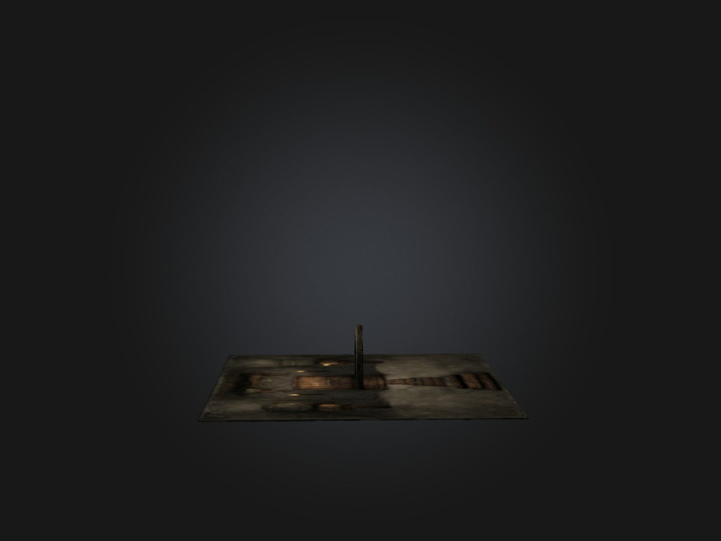 3D model Realistic Dungeon Model VR / AR / low-poly