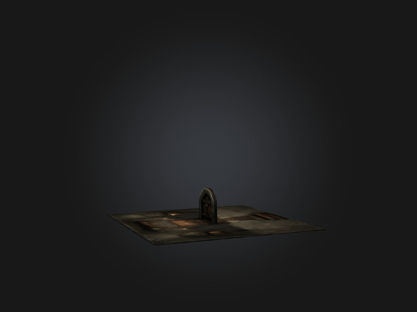 3D model Realistic Dungeon Model VR / AR / low-poly