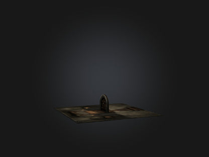 3D model Realistic Dungeon Model VR / AR / low-poly