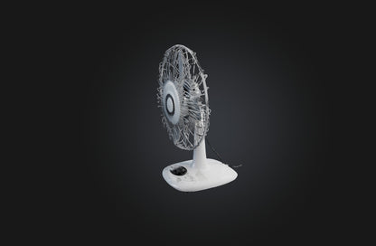 3D model Realistic Electric Fan VR / AR / low-poly