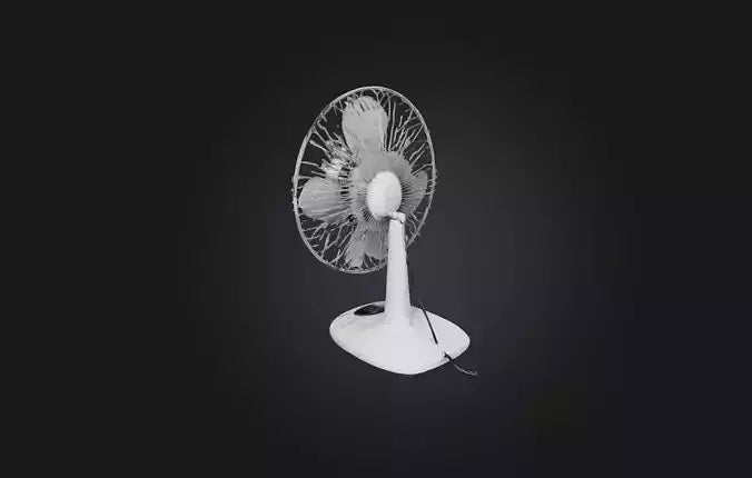 3D model Realistic Electric Fan VR / AR / low-poly