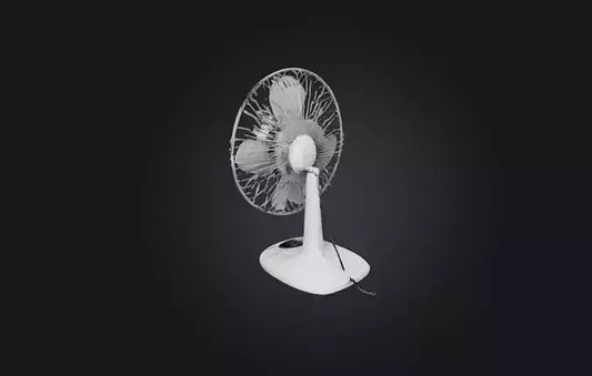 3D model Realistic Electric Fan VR / AR / low-poly