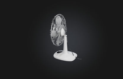 3D model Realistic Electric Fan VR / AR / low-poly