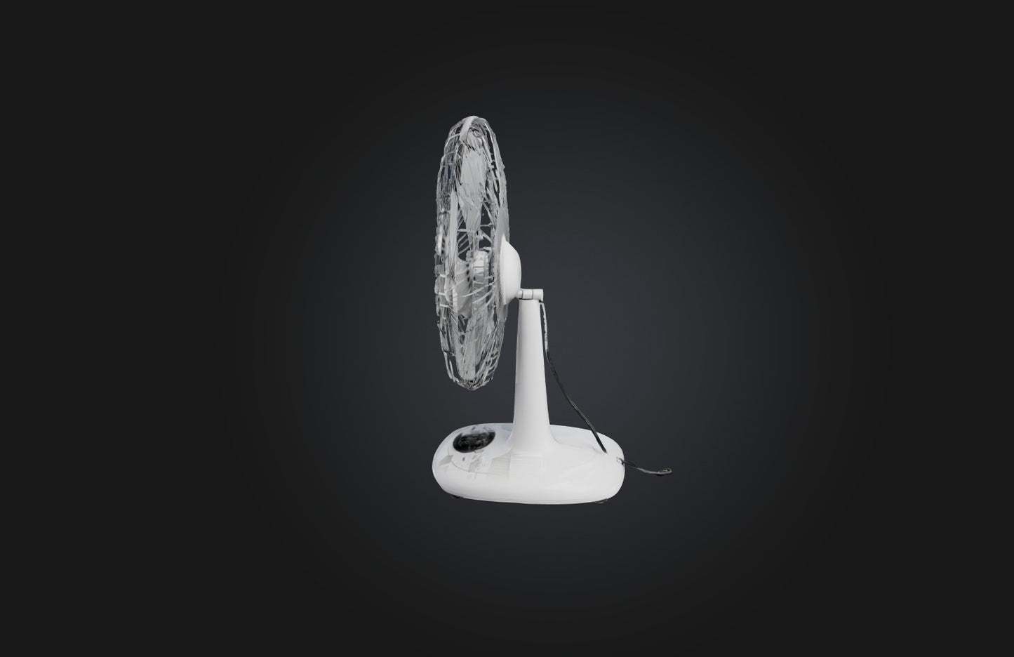3D model Realistic Electric Fan VR / AR / low-poly