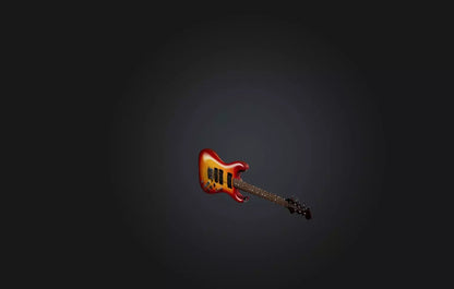 3D model Realistic Electric Guitar VR / AR / low-poly