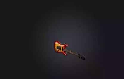 3D model Realistic Electric Guitar VR / AR / low-poly
