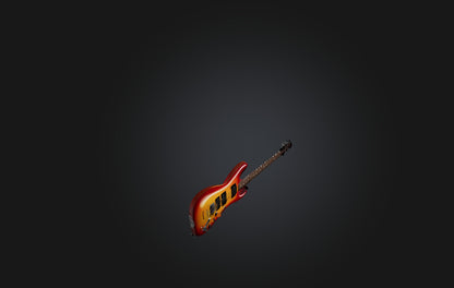 3D model Realistic Electric Guitar VR / AR / low-poly
