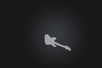 3D model Realistic Electric Guitar VR / AR / low-poly