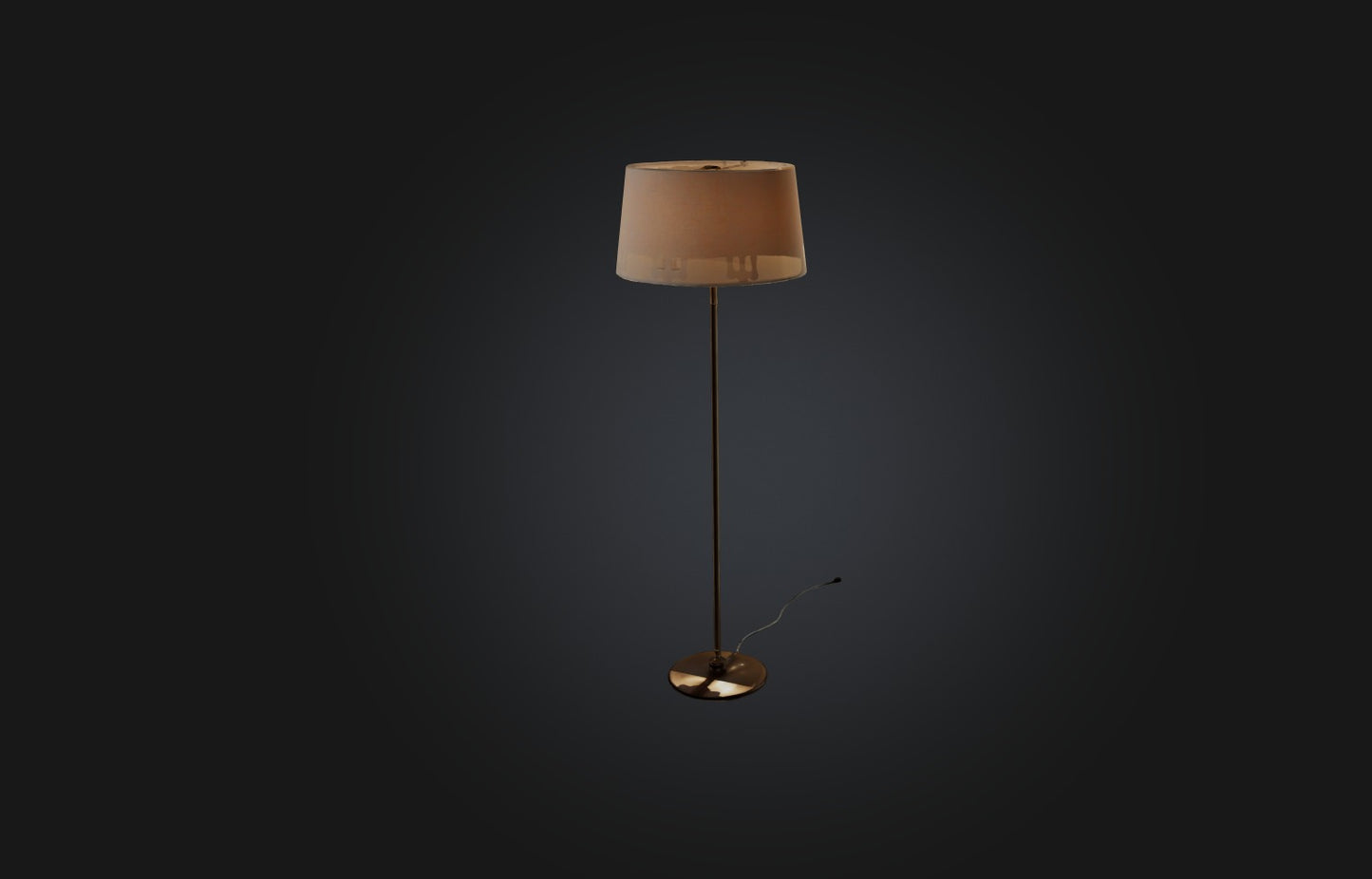 3D model Realistic Floor Lamp VR / AR / low-poly